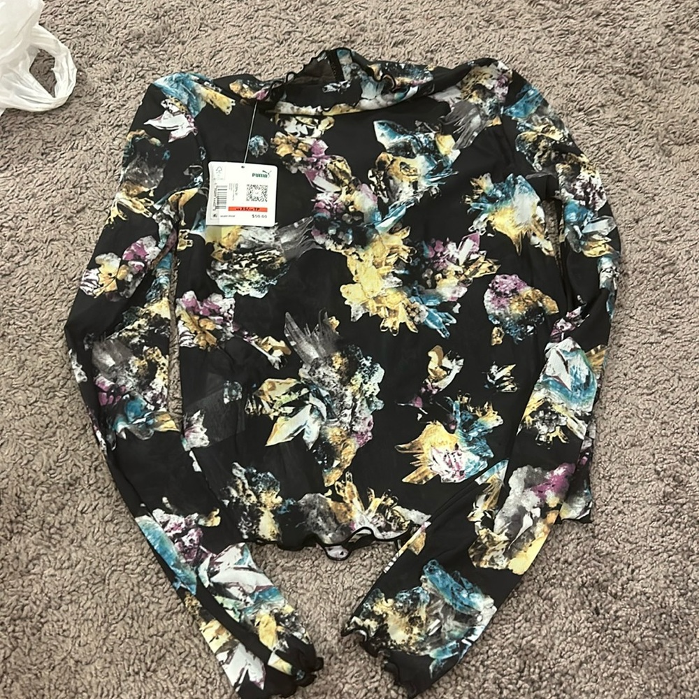 Newest tags puma crystal GAOP fitted T Black.SKU 950-994-4403